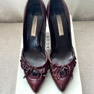 Marc Jacobs Oxblood Heels • Size 40 - barely worn, in original box - FW 03 or 04